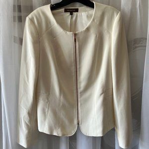 Cream Blazer from Melanie Lyne in a size 12.